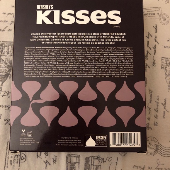 Glamlite x Hershey’s Kisses 4PC Lip Gloss Set NIB - Picture 6 of 11